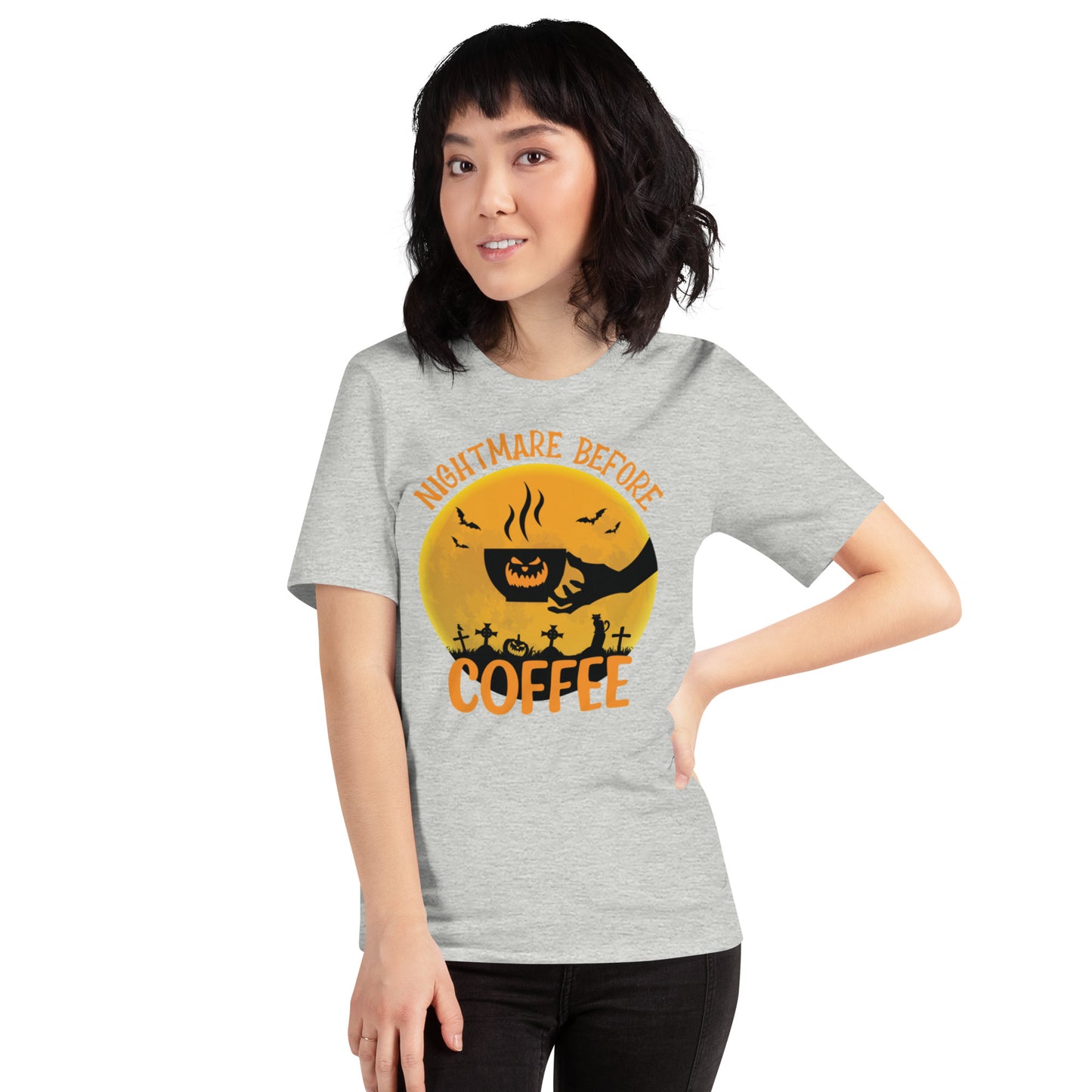 Nightmare Before Coffee Unisex t-shirt