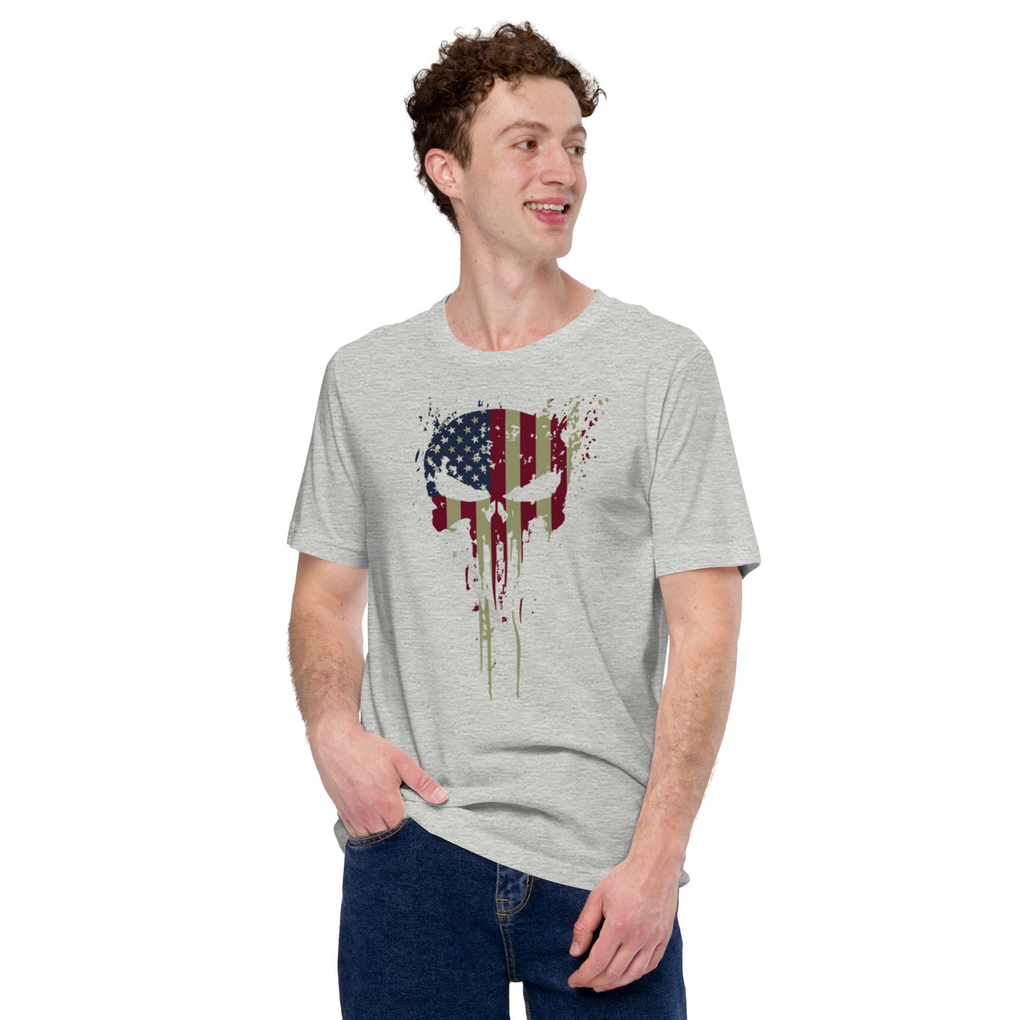 American Flag Skull Unisex t-shirt