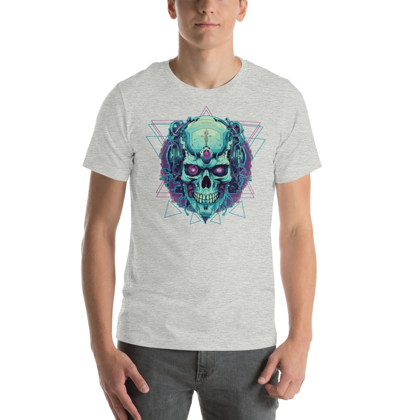 Cyborg Skull Unisex t-shirt