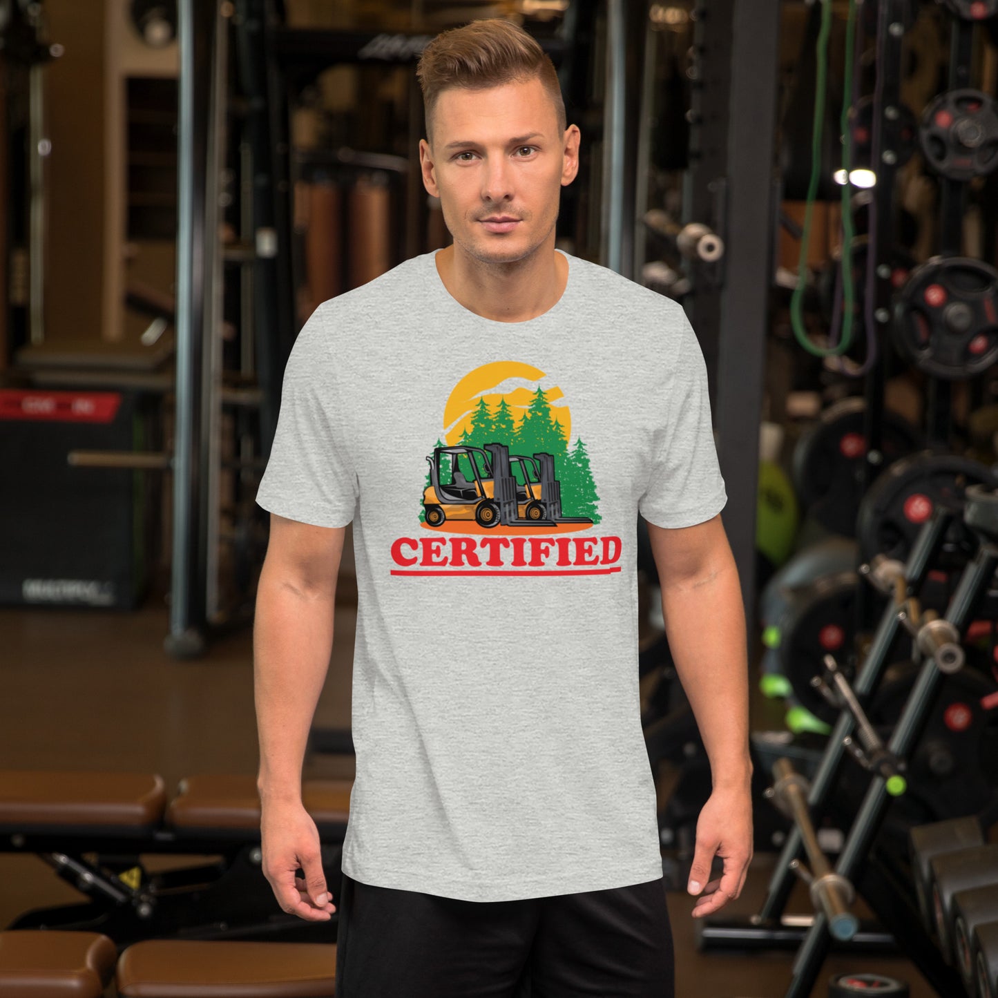 Forklift Certified Unisex t-shirt