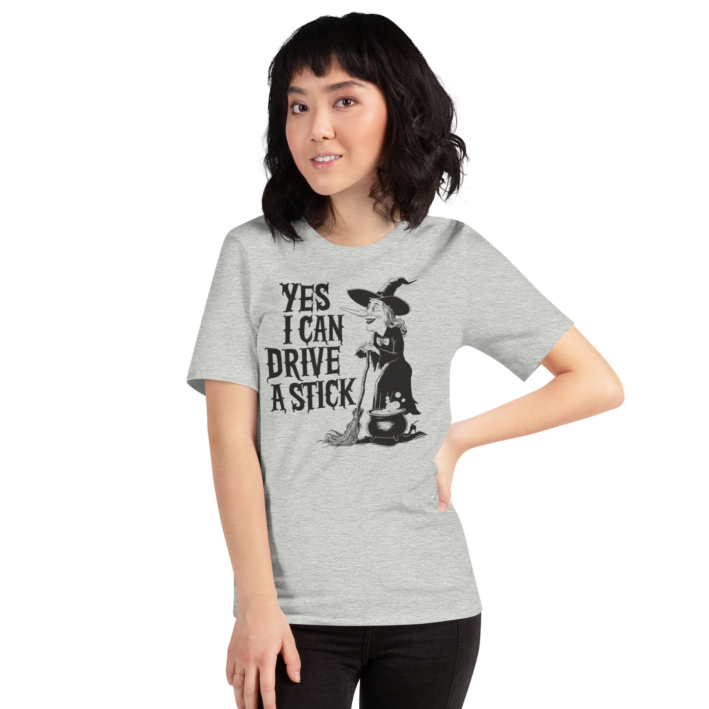 Yes I Can Drive A Stick Unisex t-shirt
