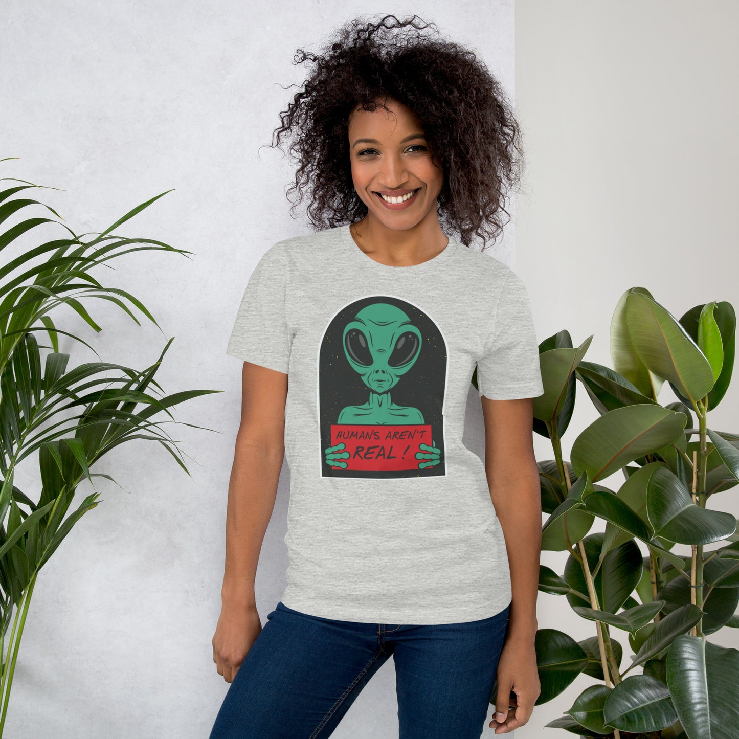Humans Aren't Real Unisex t-shirt