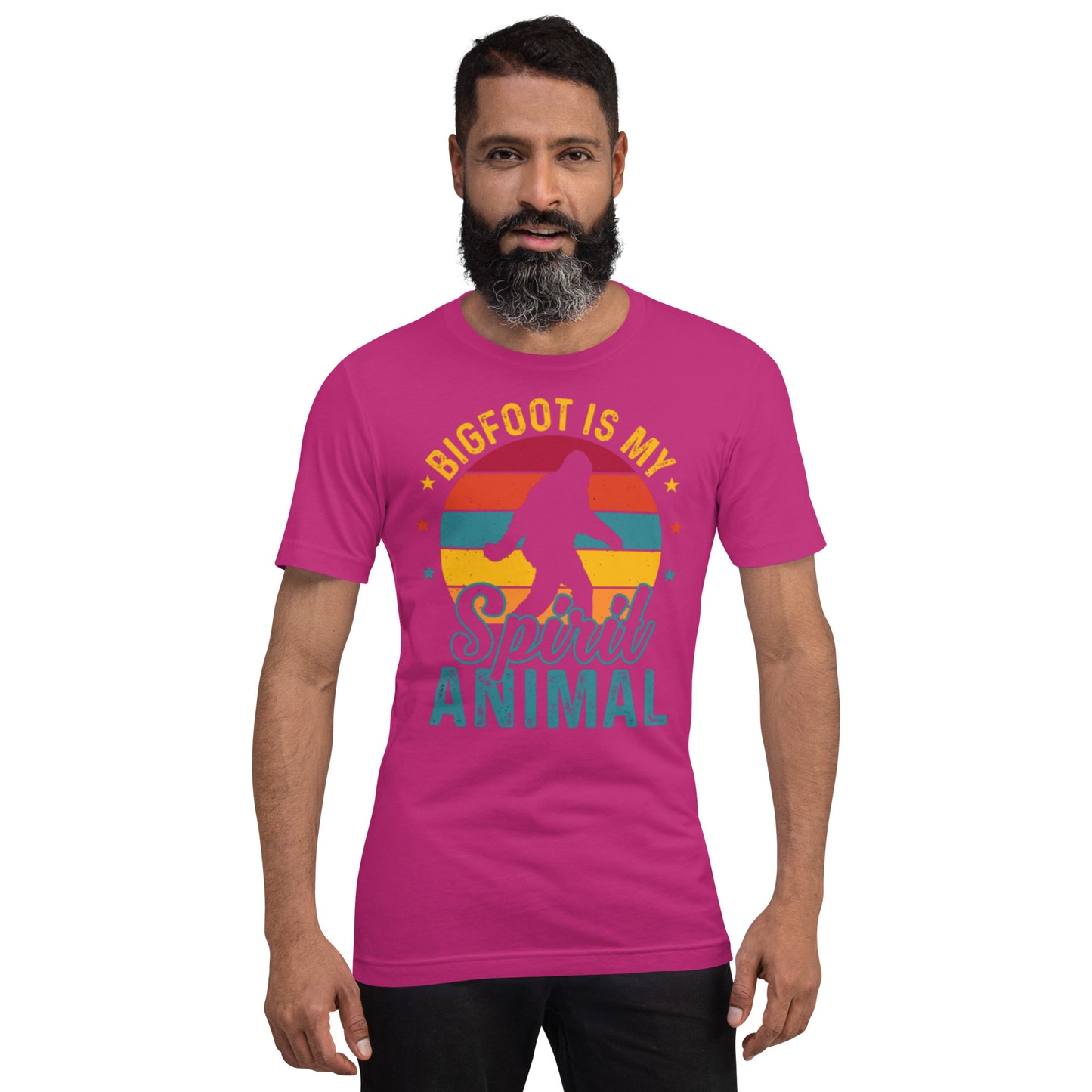 Bigfoot is my Spirit Animal Unisex t-shirt