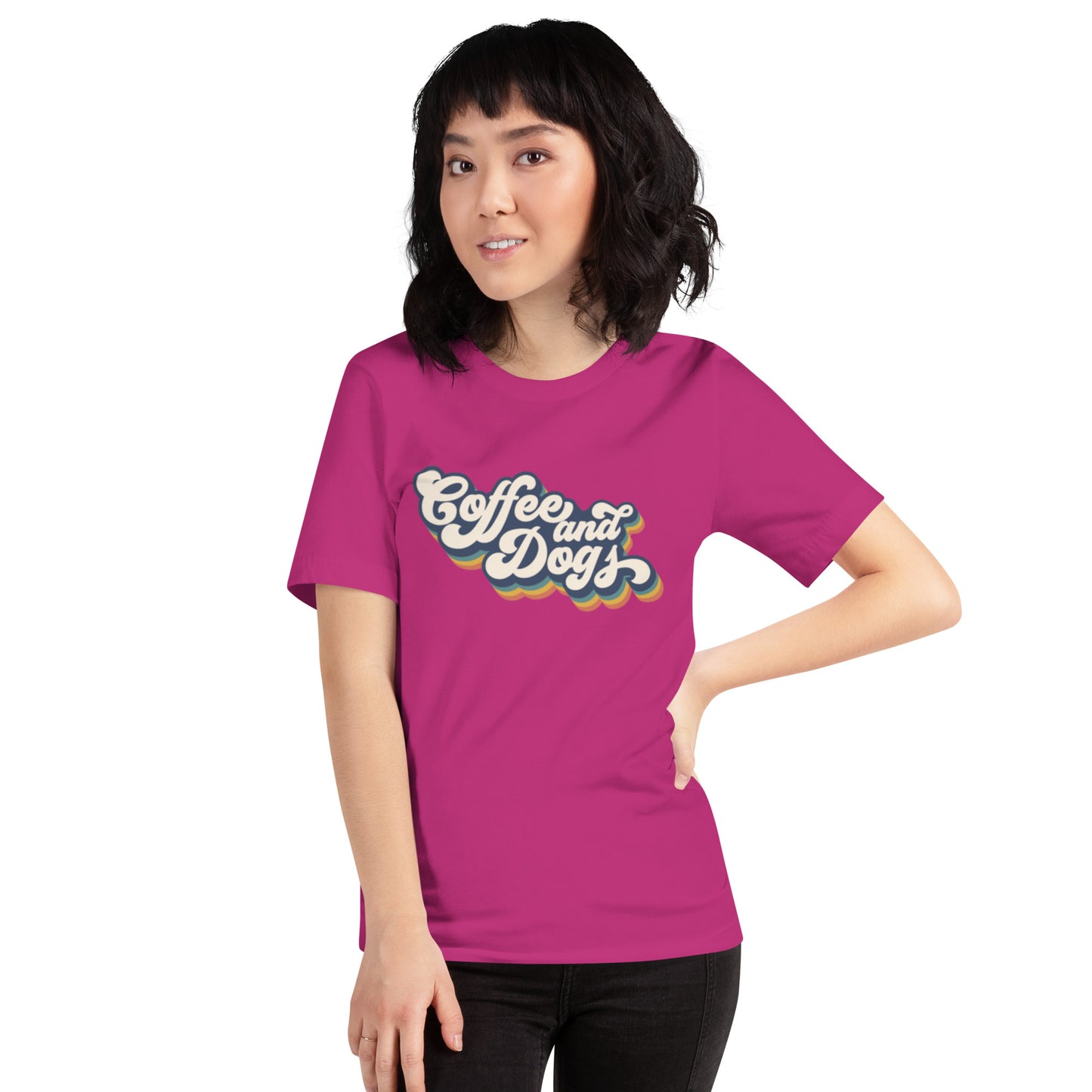 Coffee & Dogs Unisex t-shirt