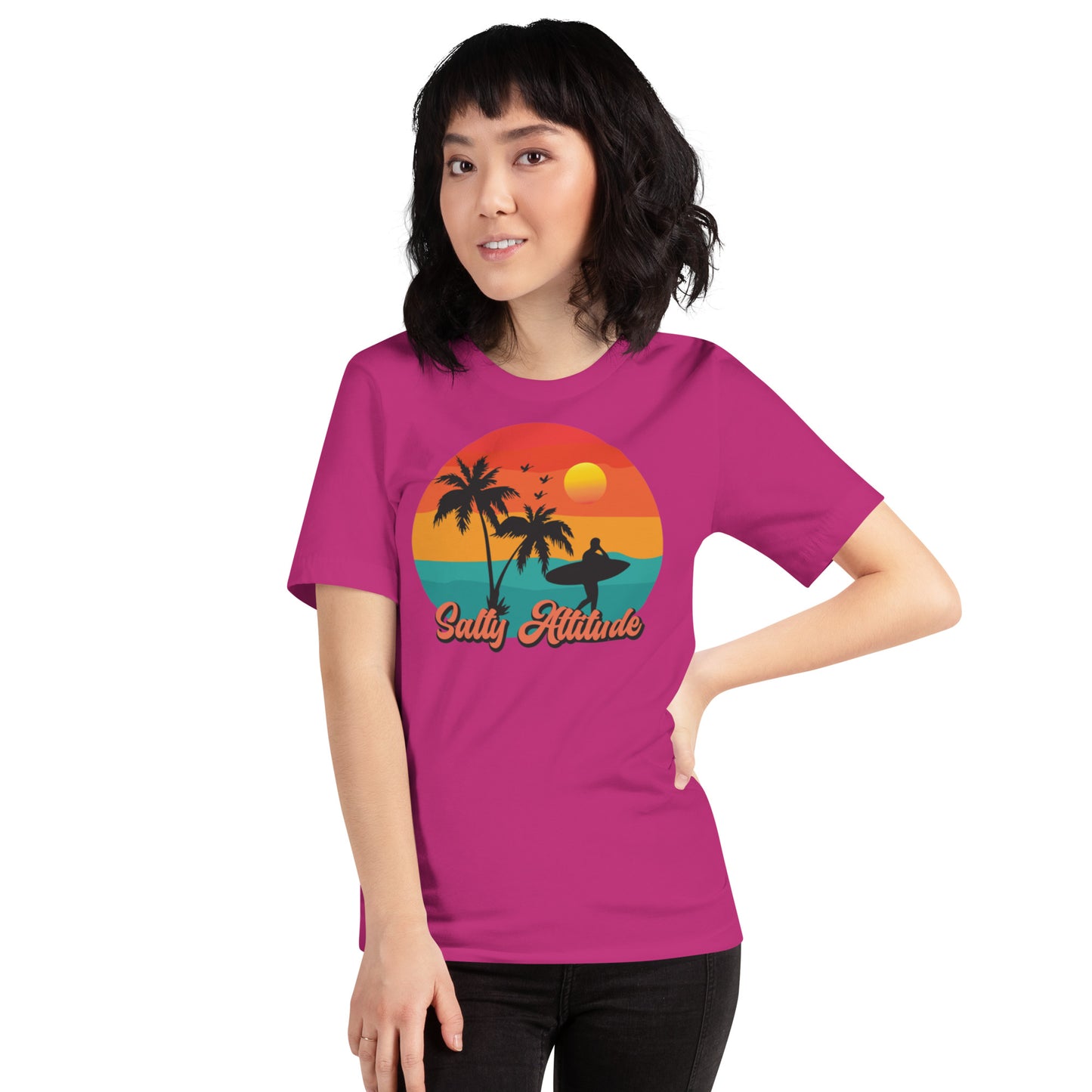Salty Attitude Unisex t-shirt
