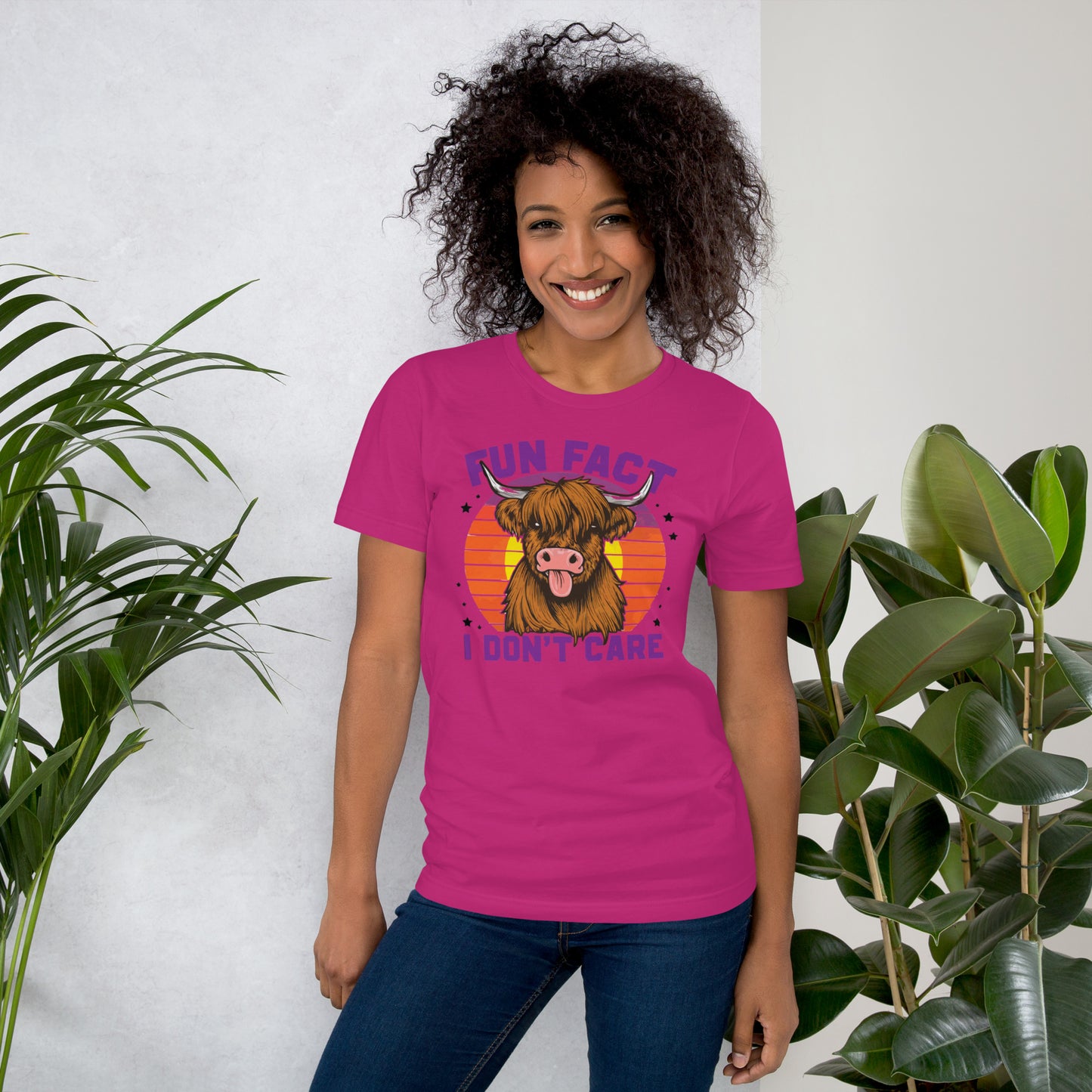 Fun Fact I Don't Care Unisex t-shirt