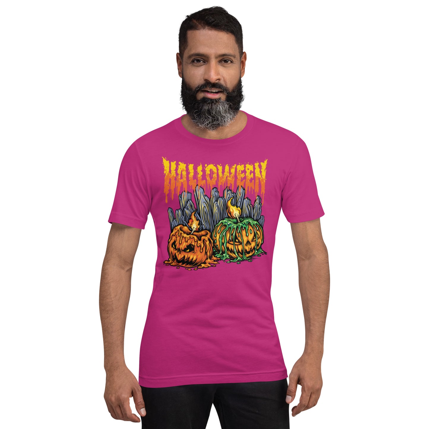 Halloween Jack O Lanterns Unisex t-shirt