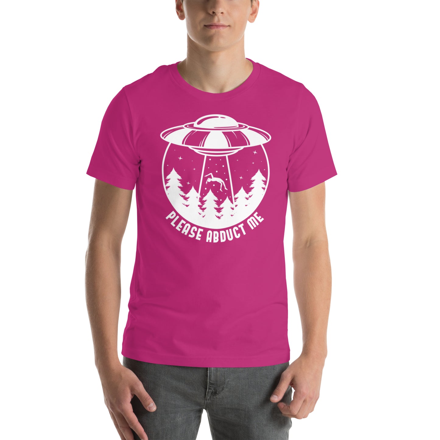Please Abduct Me Unisex t-shirt