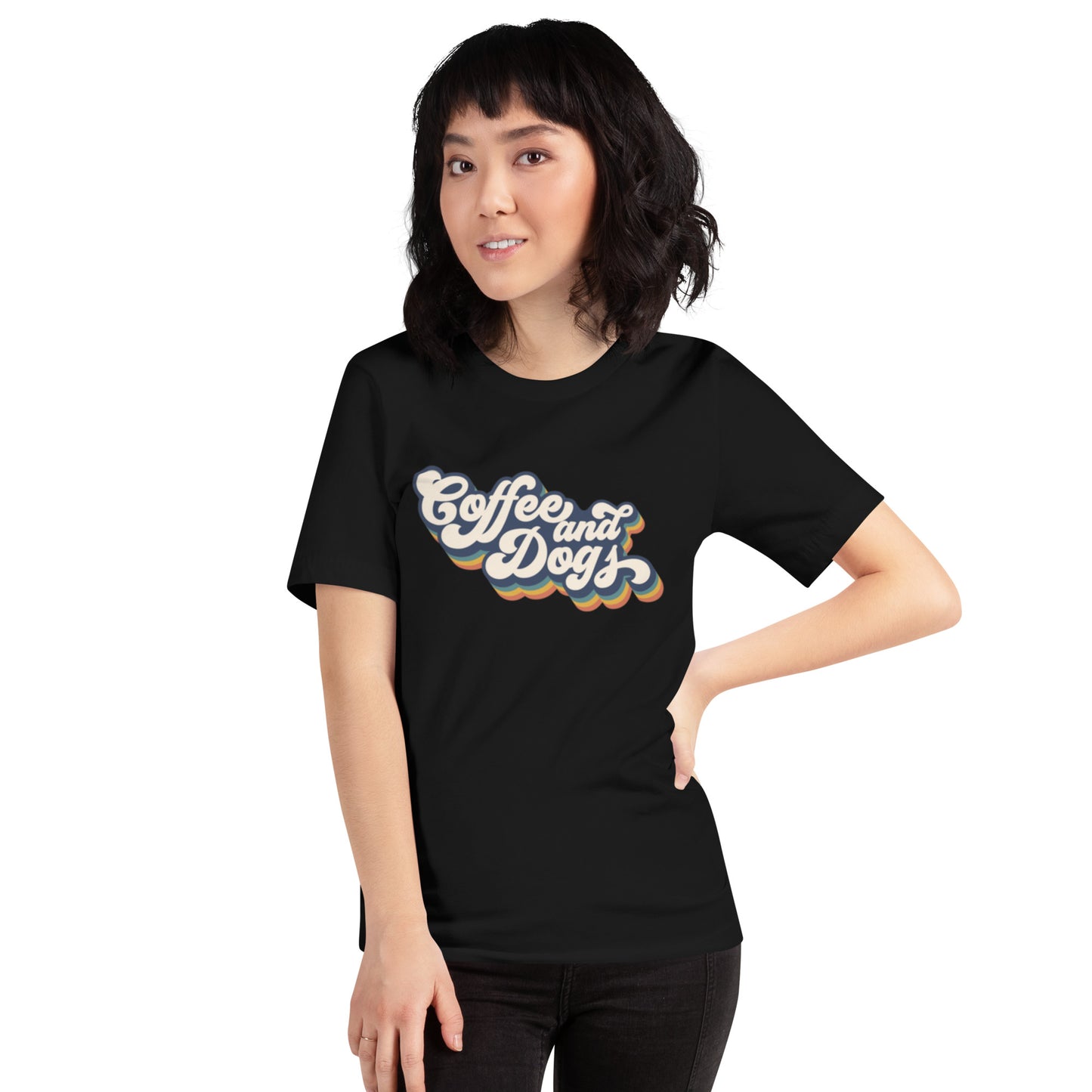 Coffee & Dogs Unisex t-shirt