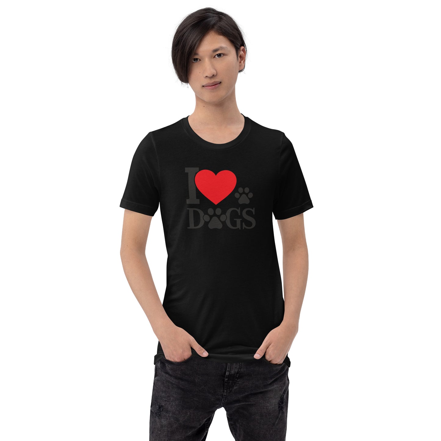 I Love Dogs Unisex t-shirt