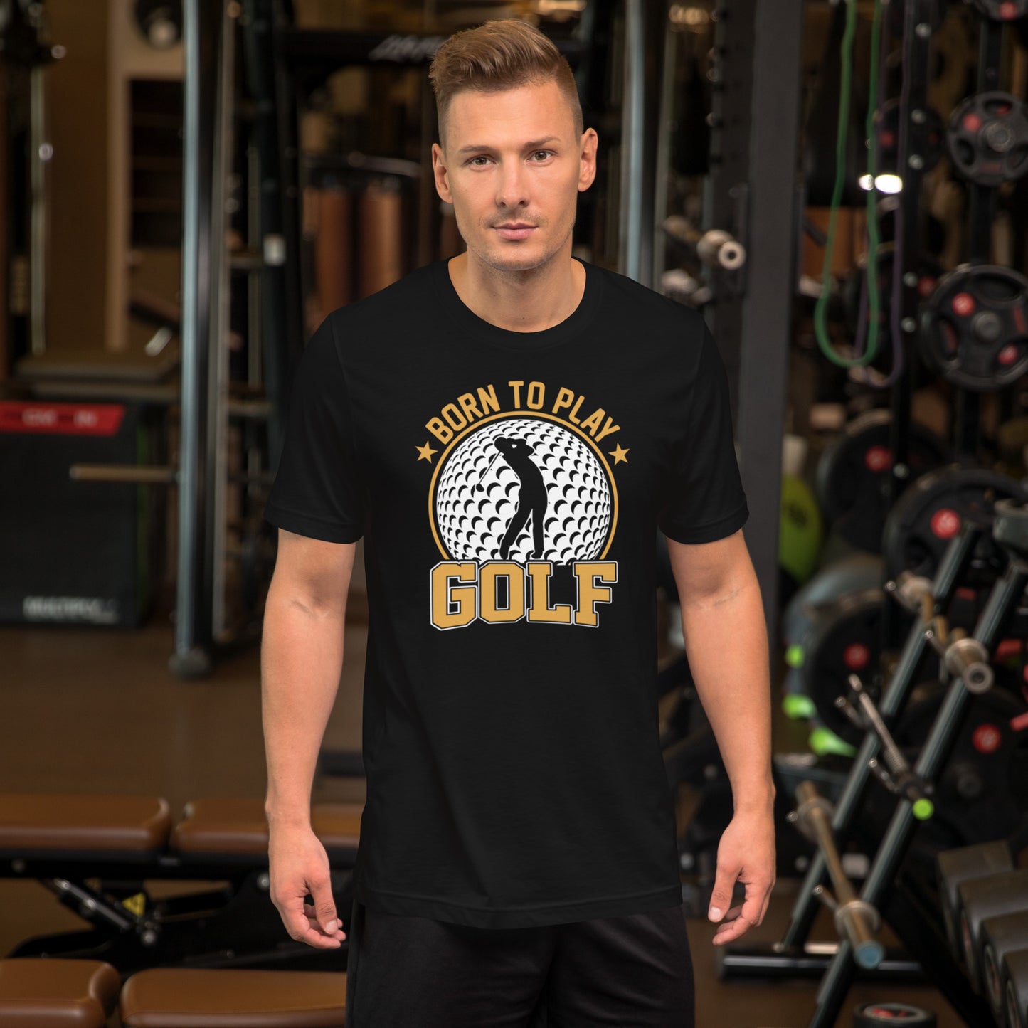 Born To Play Golf Unisex t-shirt