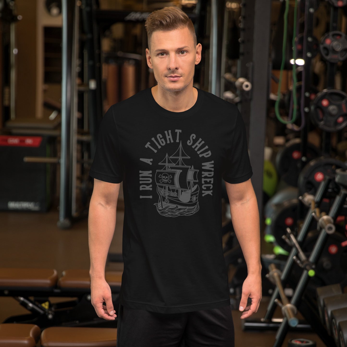 I Run A Tight Ship Wreck Unisex t-shirt