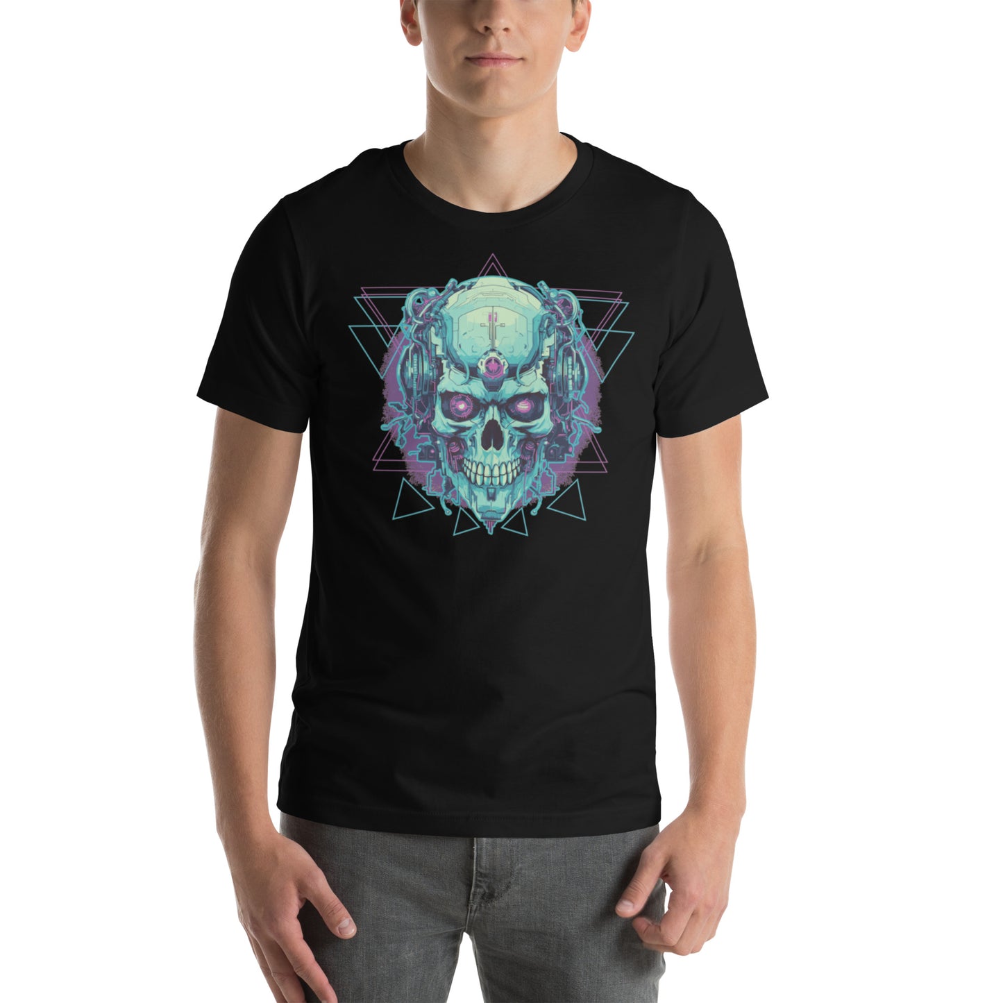 Cyborg Skull Unisex t-shirt