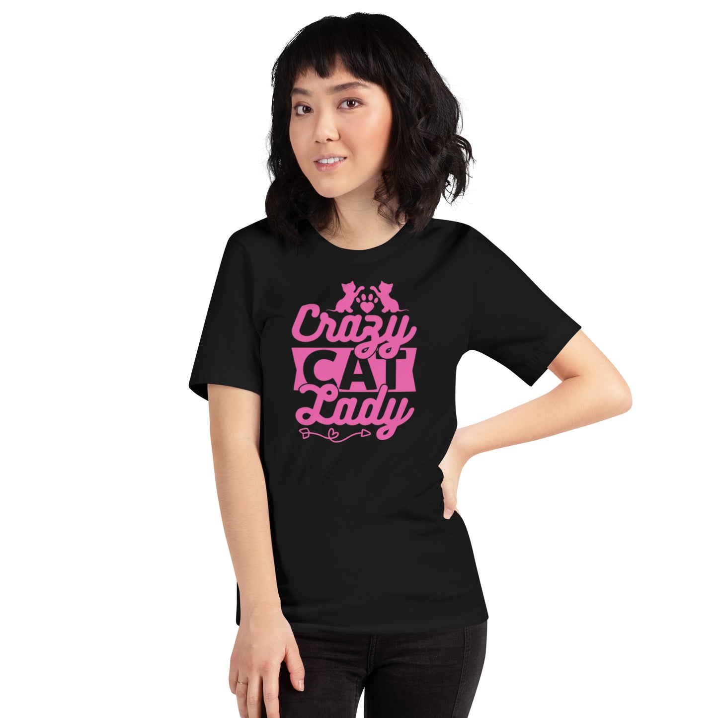 Crazy Cat Lady Unisex t-shirt