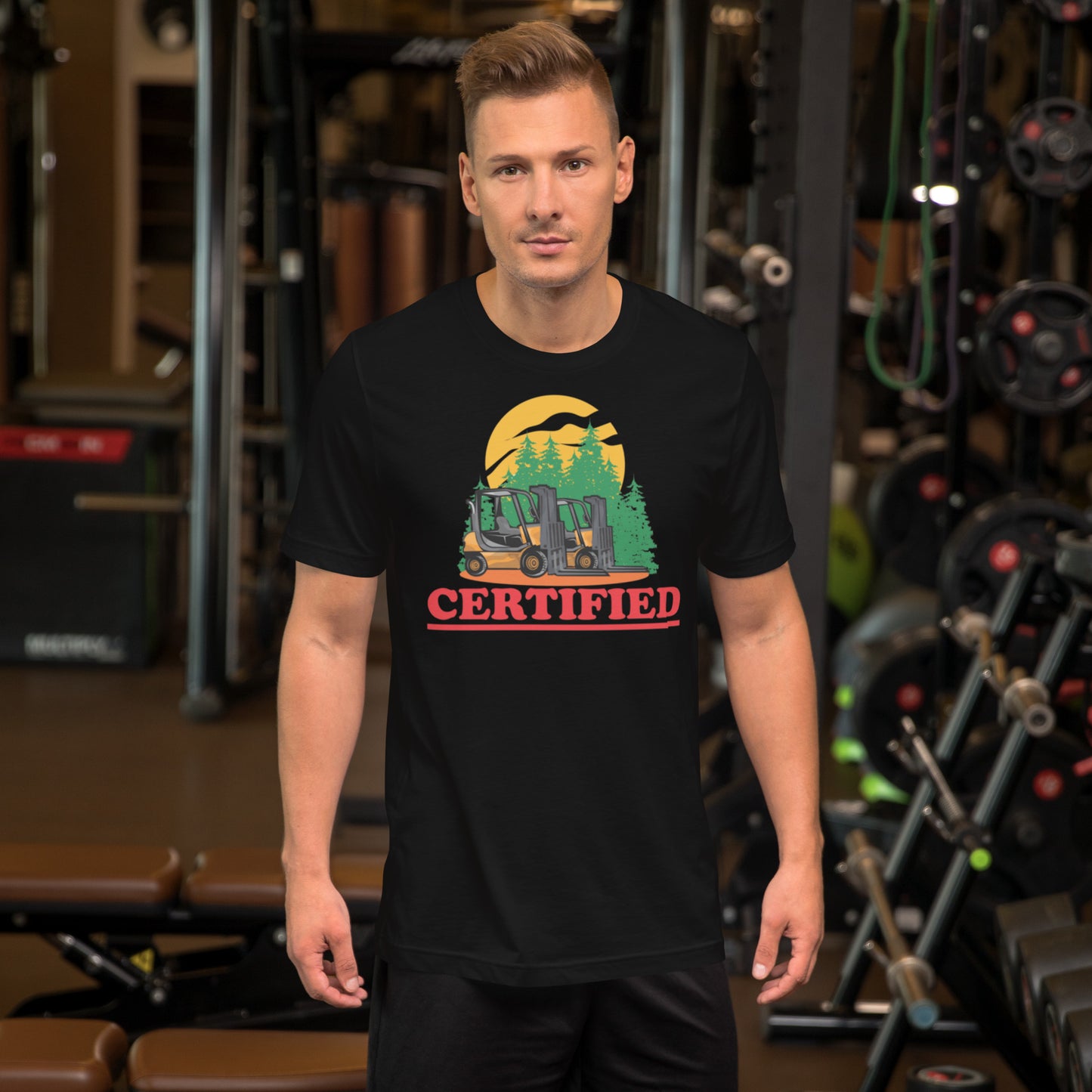 Forklift Certified Unisex t-shirt
