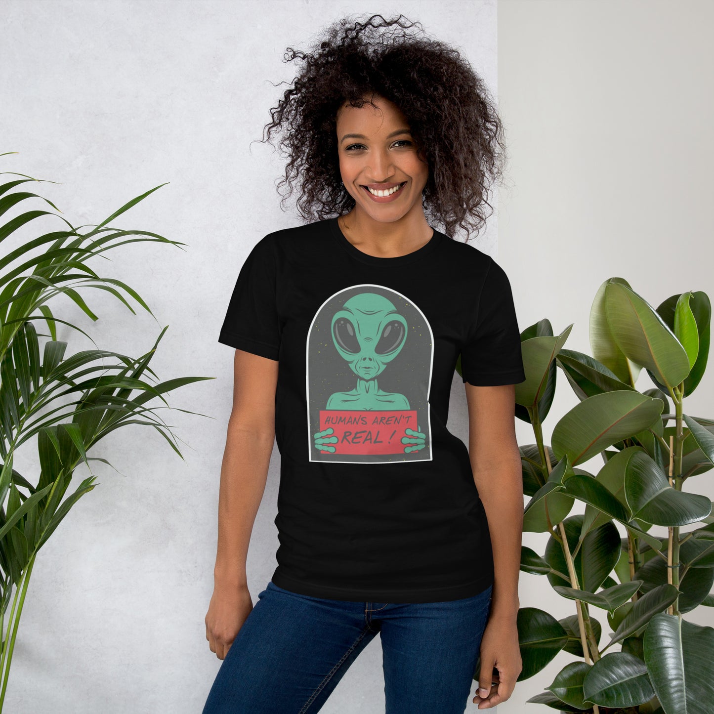 Humans Aren't Real Unisex t-shirt