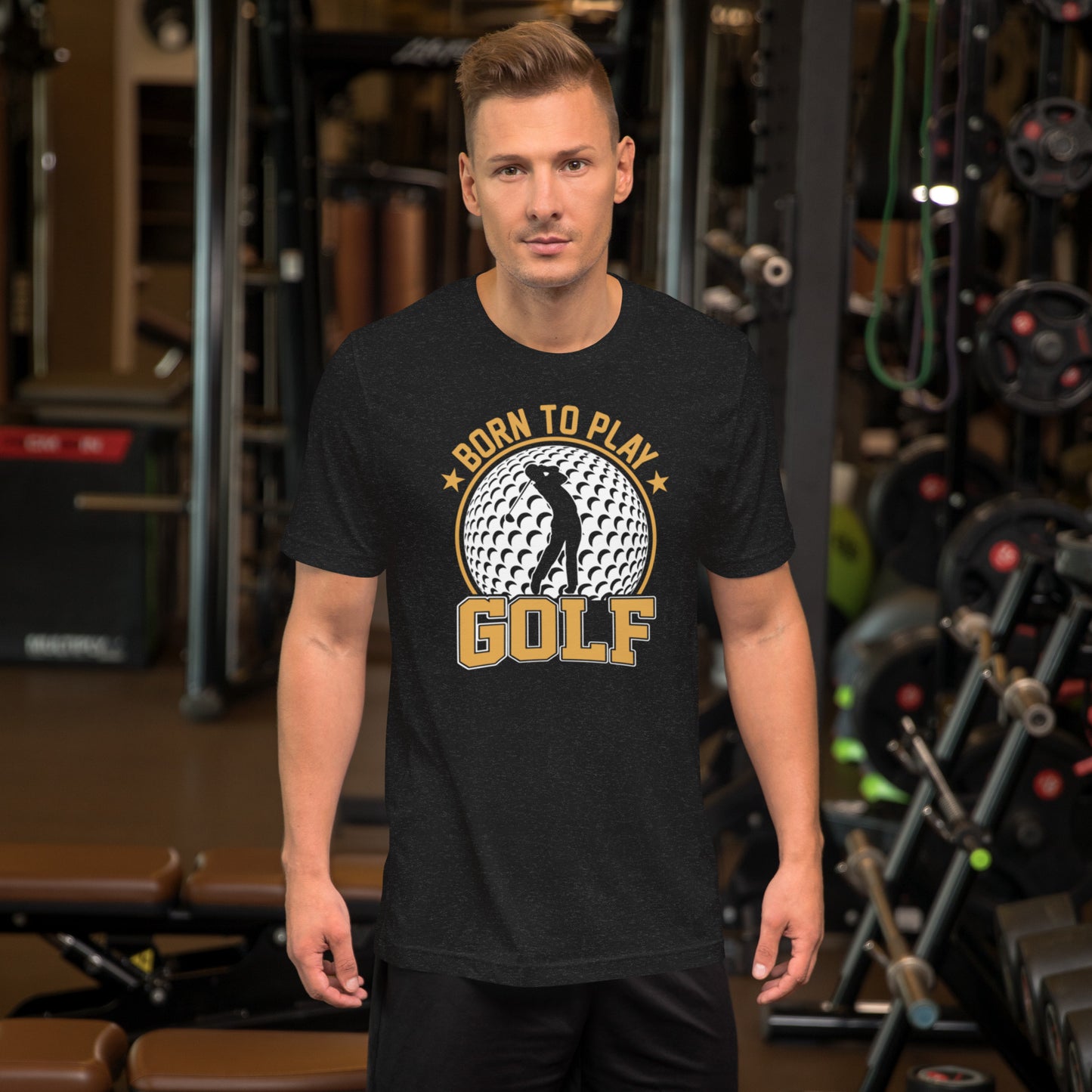 Born To Play Golf Unisex t-shirt
