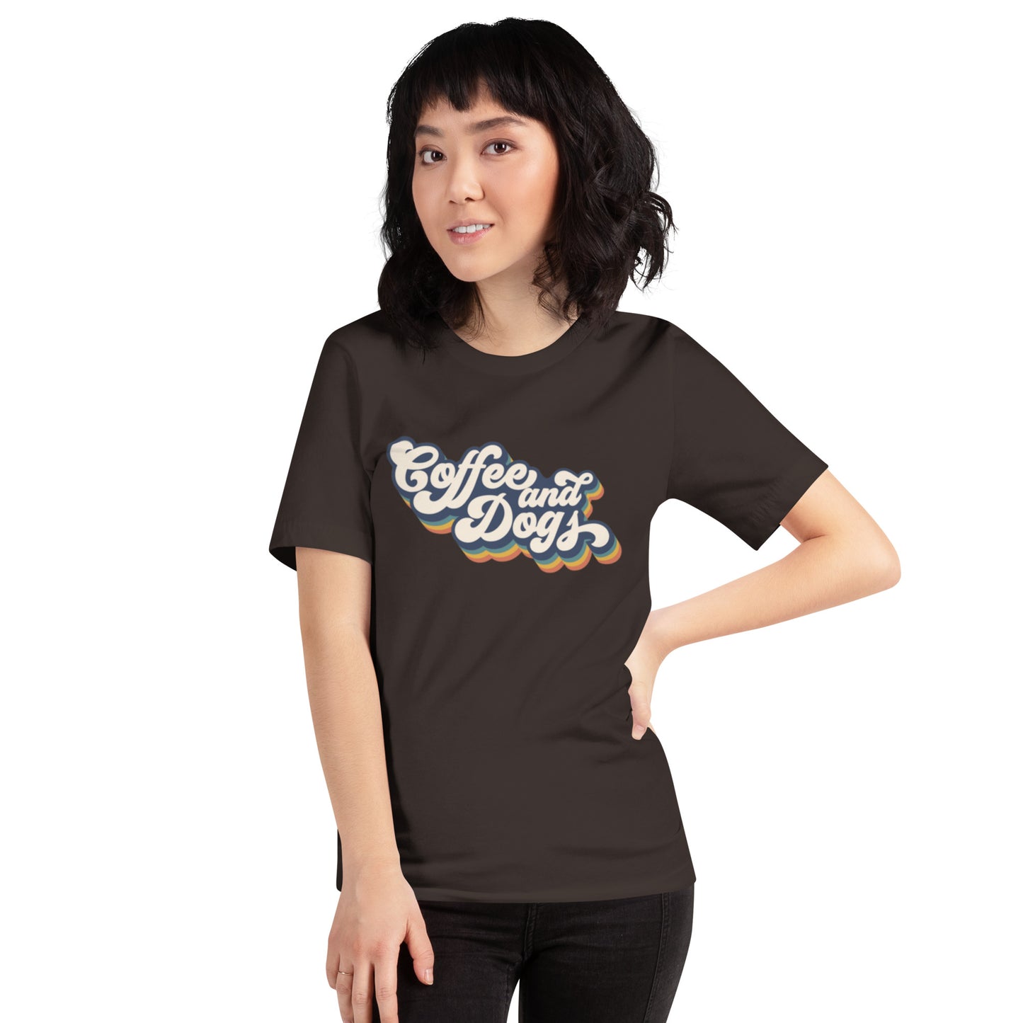 Coffee & Dogs Unisex t-shirt