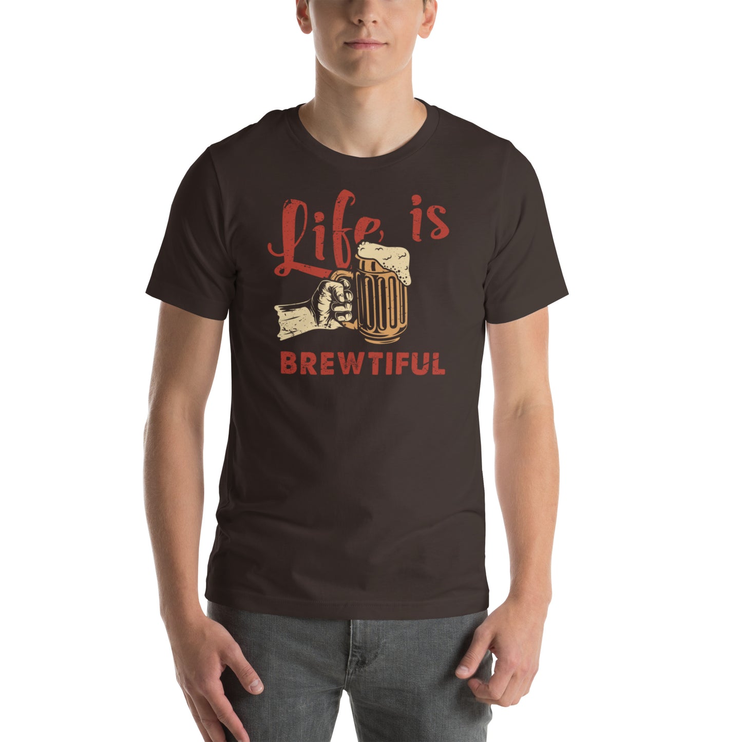 Life Is Brewtiful Unisex t-shirt