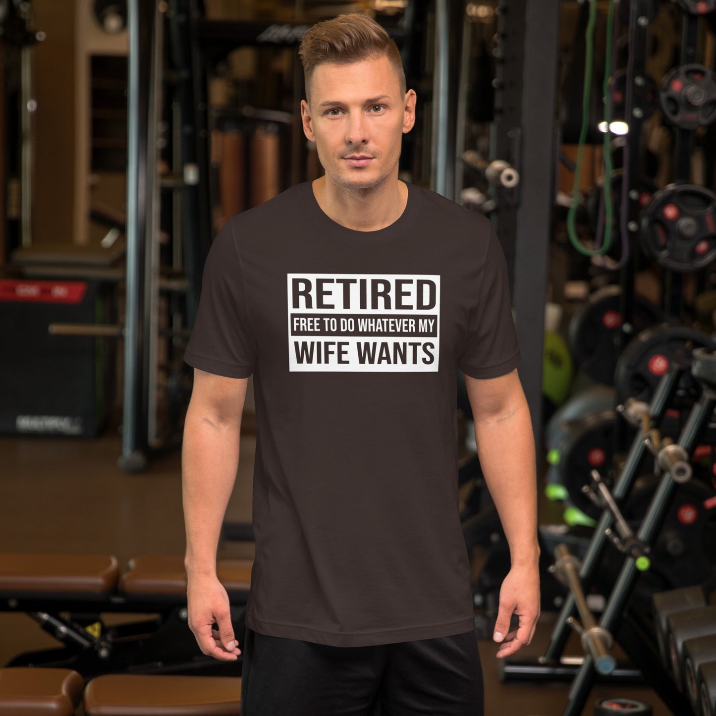 RETIRED Free To Do Whatever My WIFE WANTS Unisex t-shirt