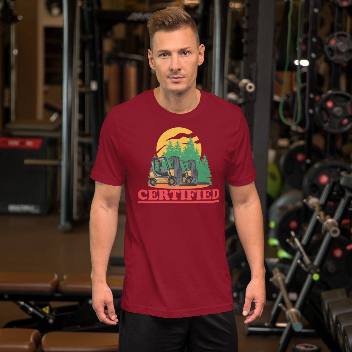 Forklift Certified Unisex t-shirt