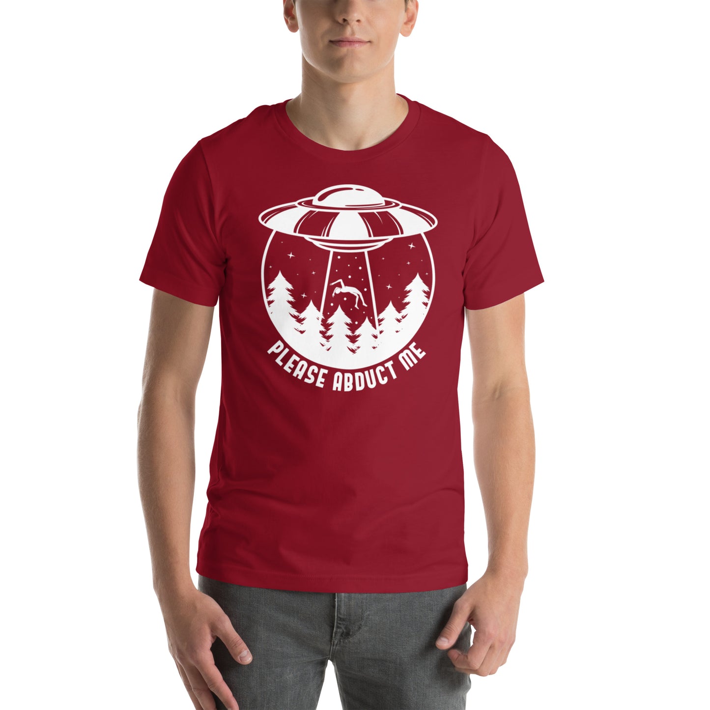 Please Abduct Me Unisex t-shirt