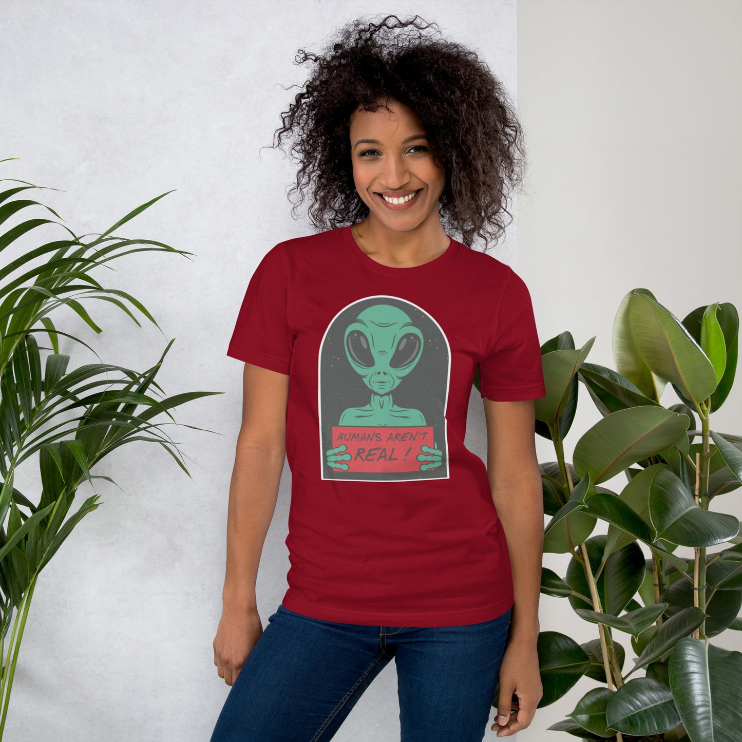 Humans Aren't Real Unisex t-shirt