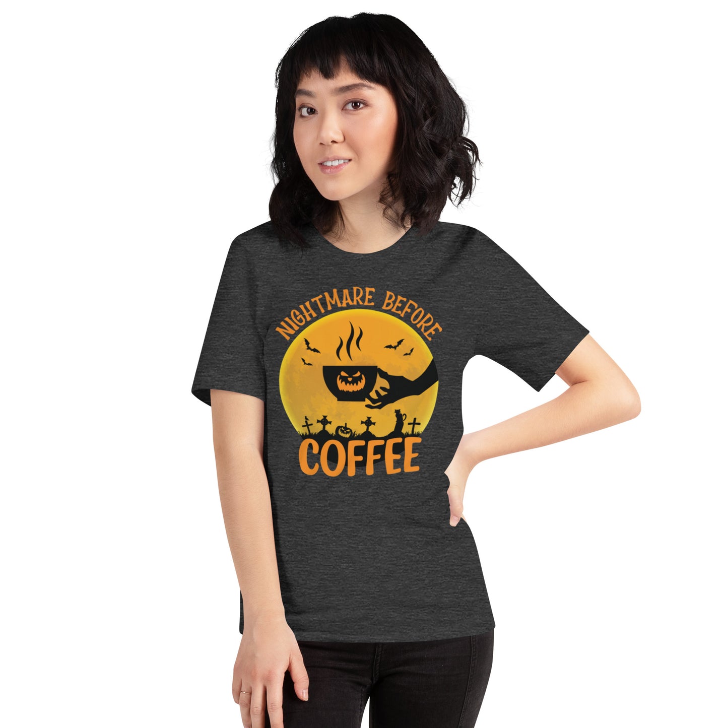Nightmare Before Coffee Unisex t-shirt