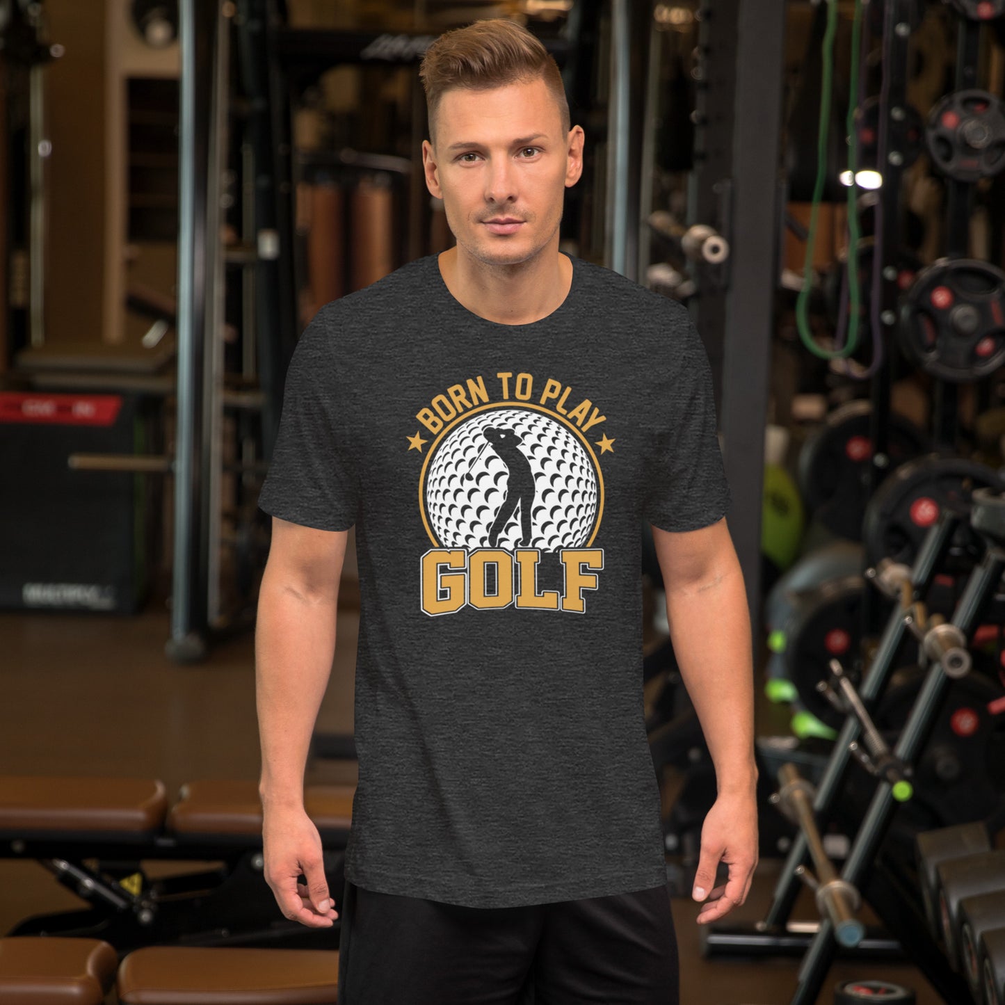 Born To Play Golf Unisex t-shirt