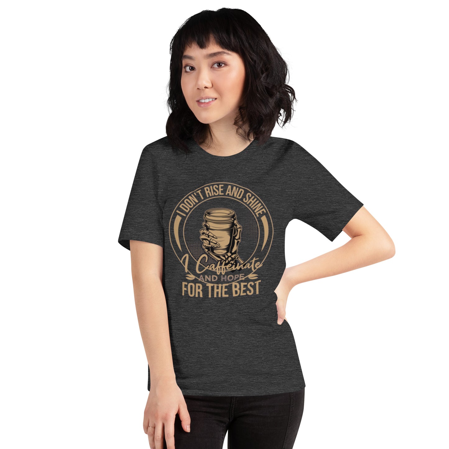 I Don't Rise And Shine Unisex t-shirt