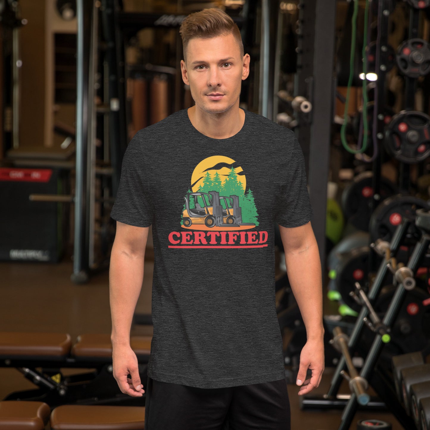 Forklift Certified Unisex t-shirt