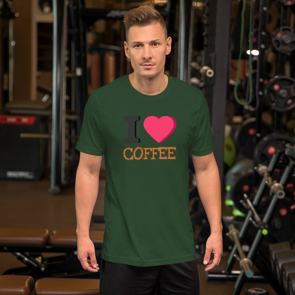 I Love Coffee Unisex t-shirt