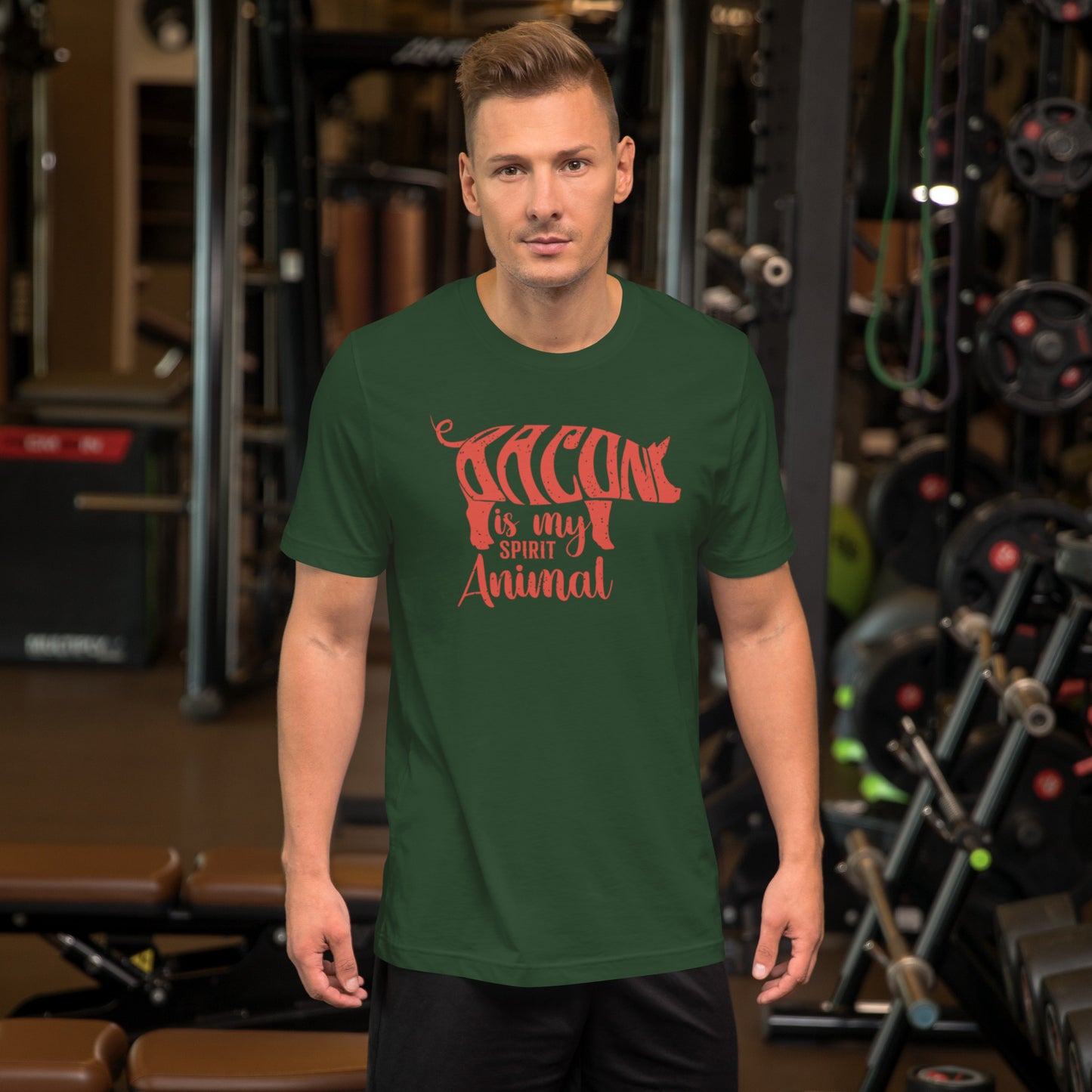 Bacon is My Spirit Animal Unisex t-shirt