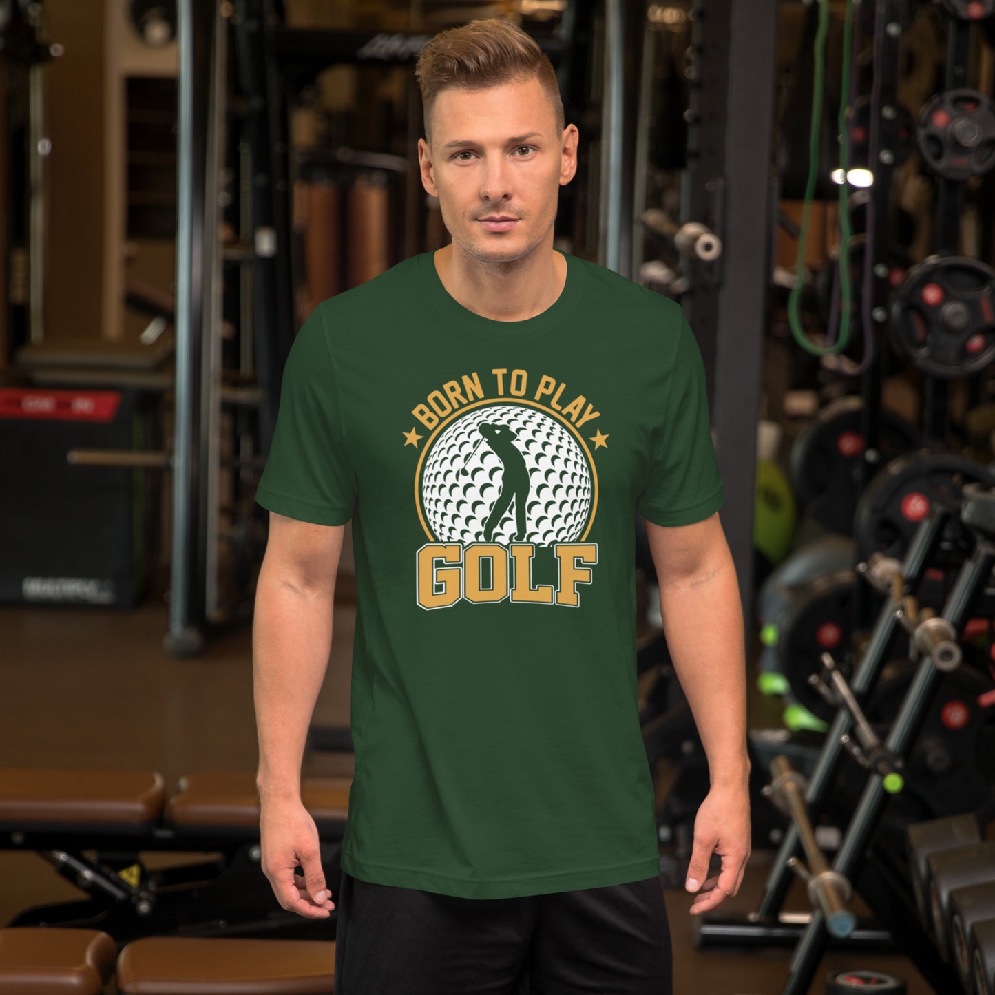 Born To Play Golf Unisex t-shirt