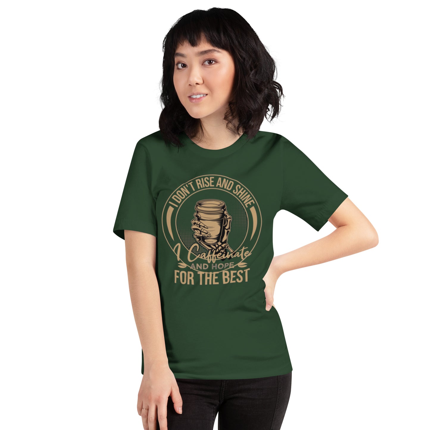 I Don't Rise And Shine Unisex t-shirt