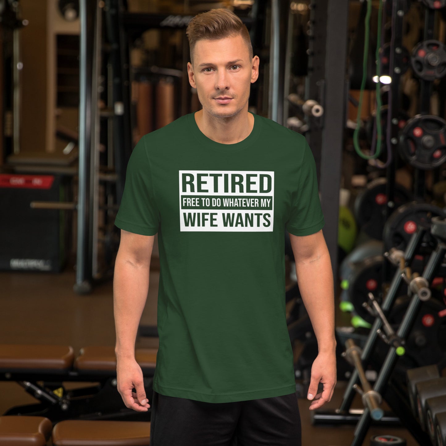 RETIRED Free To Do Whatever My WIFE WANTS Unisex t-shirt