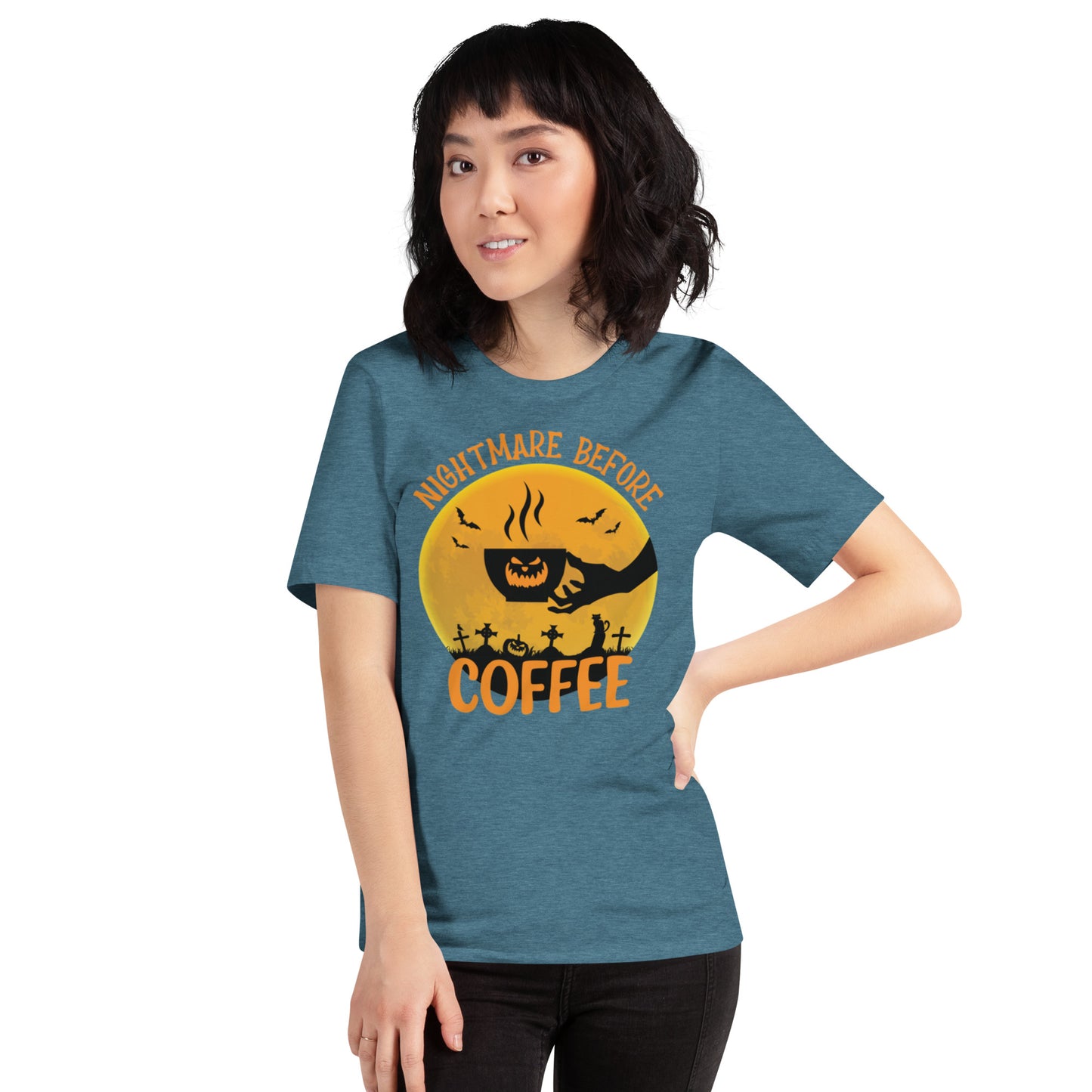 Nightmare Before Coffee Unisex t-shirt