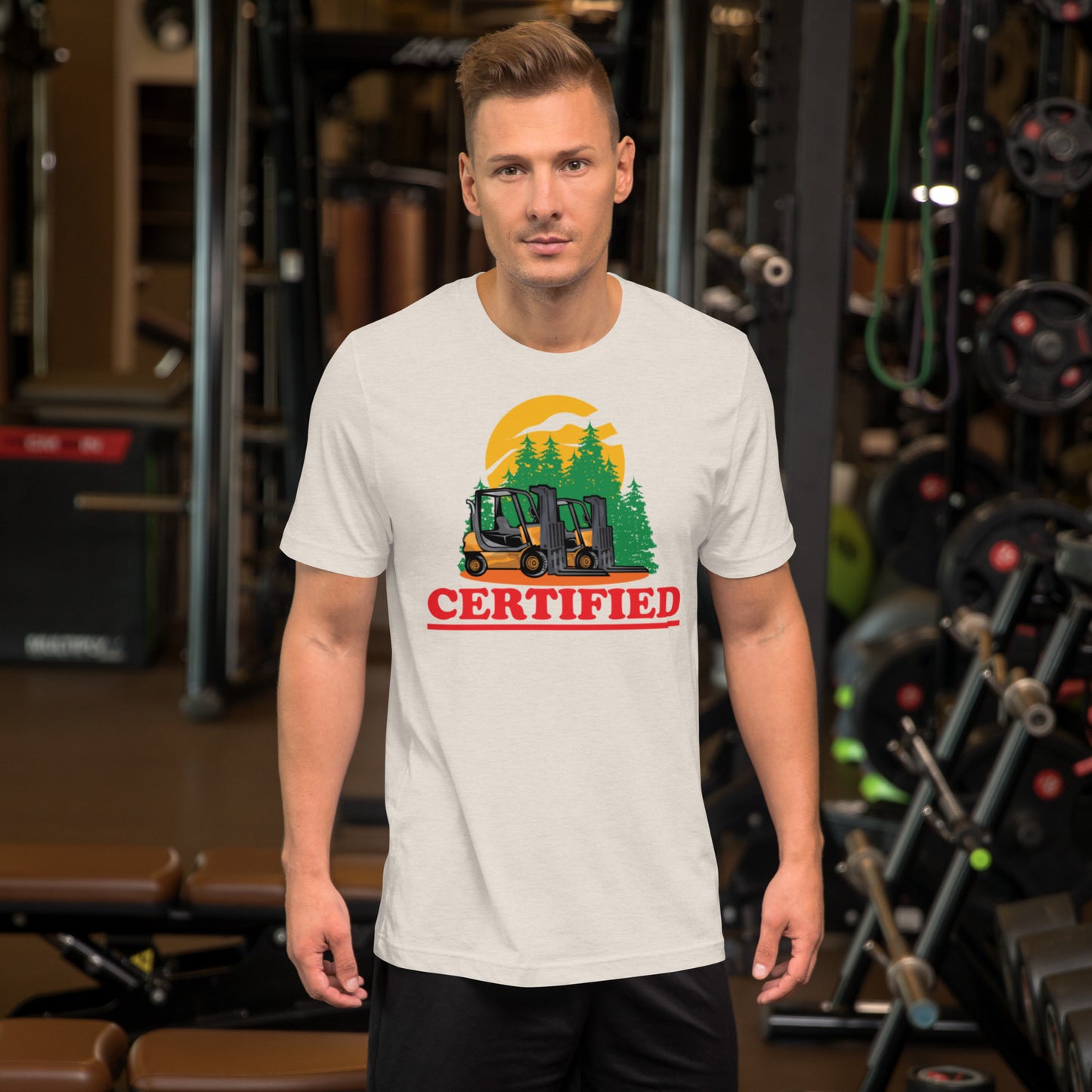 Forklift Certified Unisex t-shirt