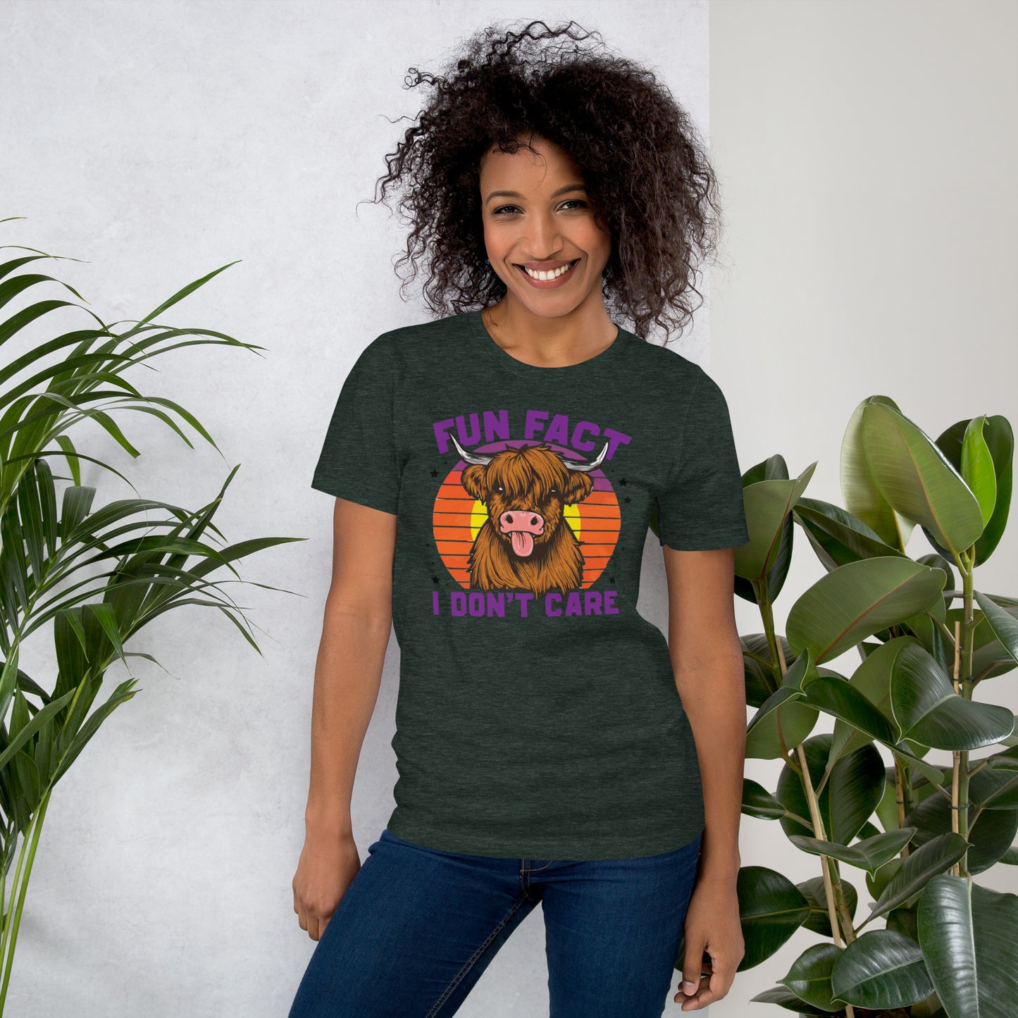 Fun Fact I Don't Care Unisex t-shirt