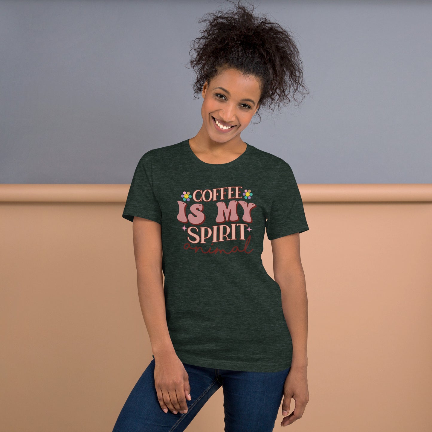 Coffee is my Spirit Animal Unisex t-shirt