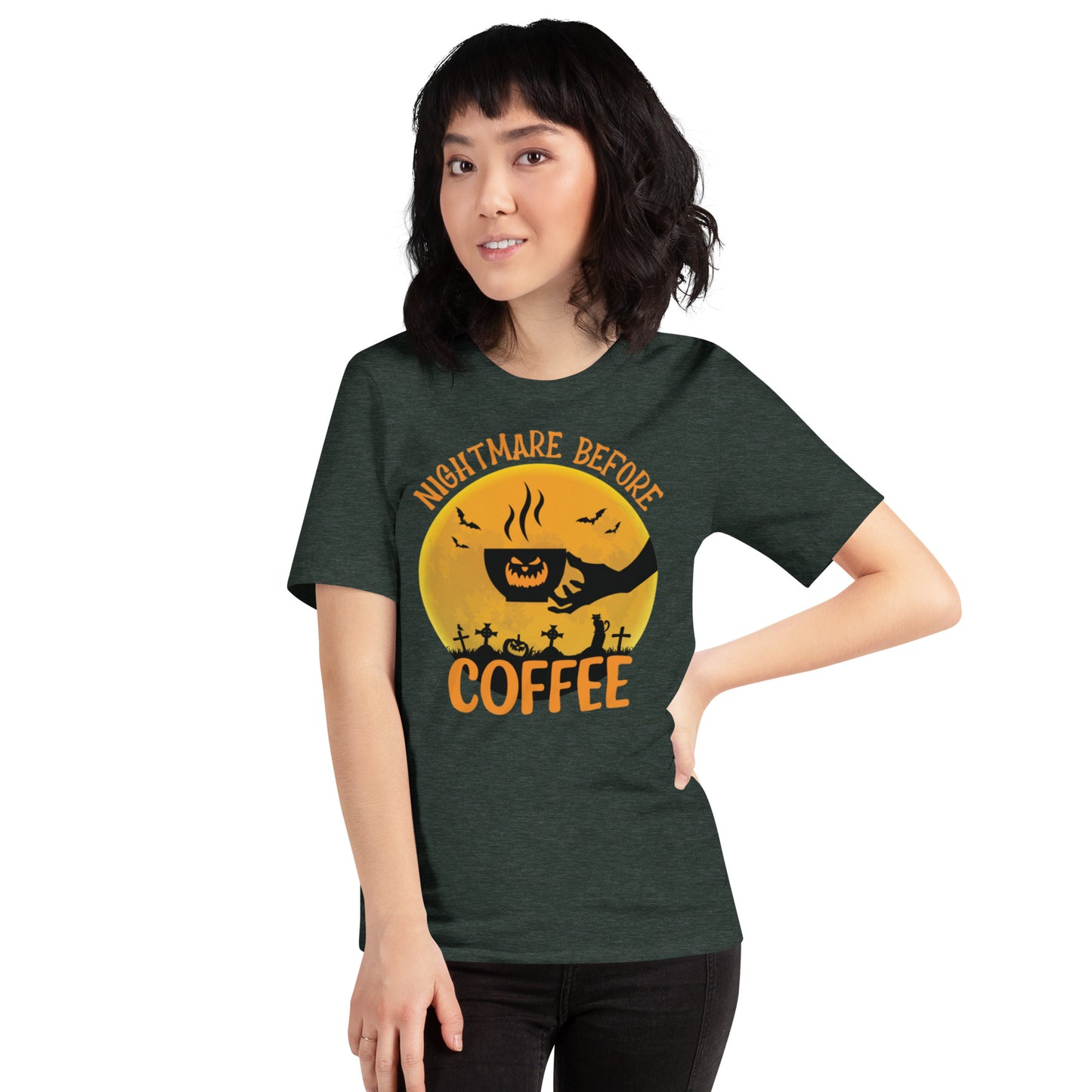 Nightmare Before Coffee Unisex t-shirt