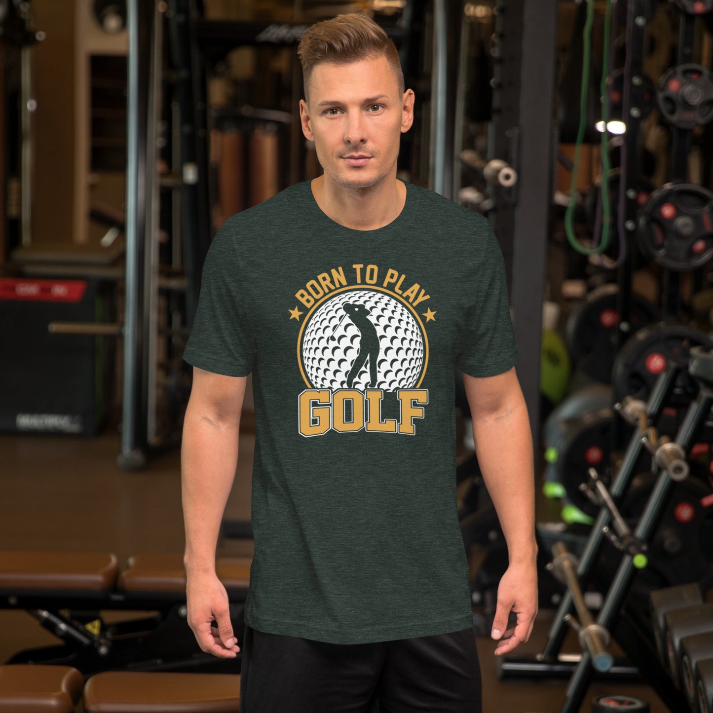 Born To Play Golf Unisex t-shirt