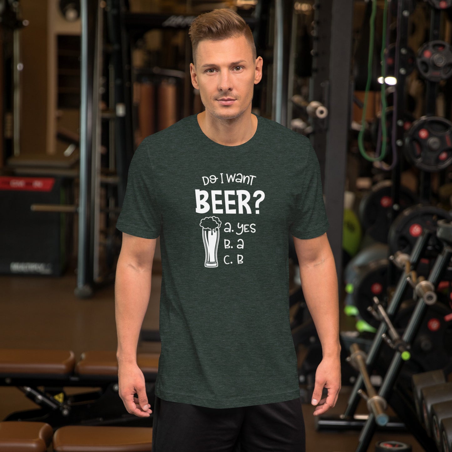 Do I Want Beer? Unisex t-shirt