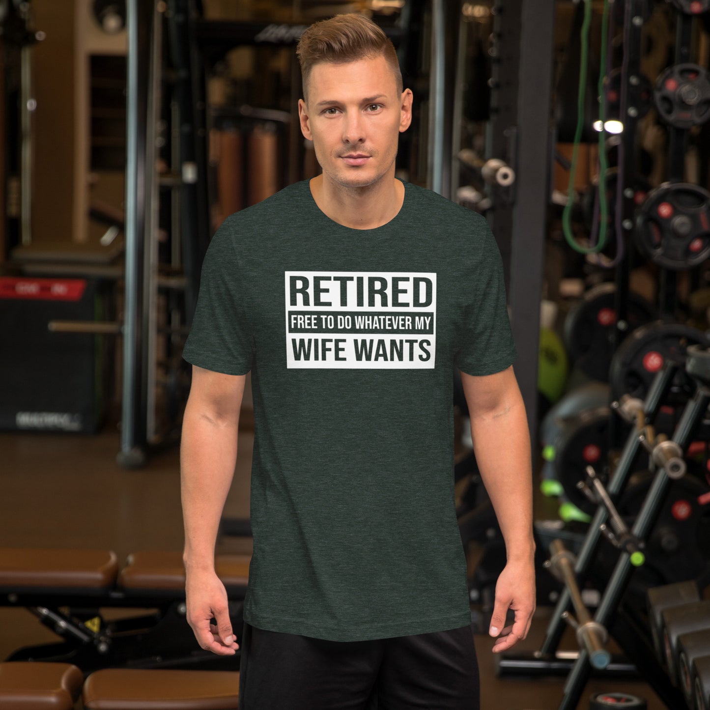 RETIRED Free To Do Whatever My WIFE WANTS Unisex t-shirt