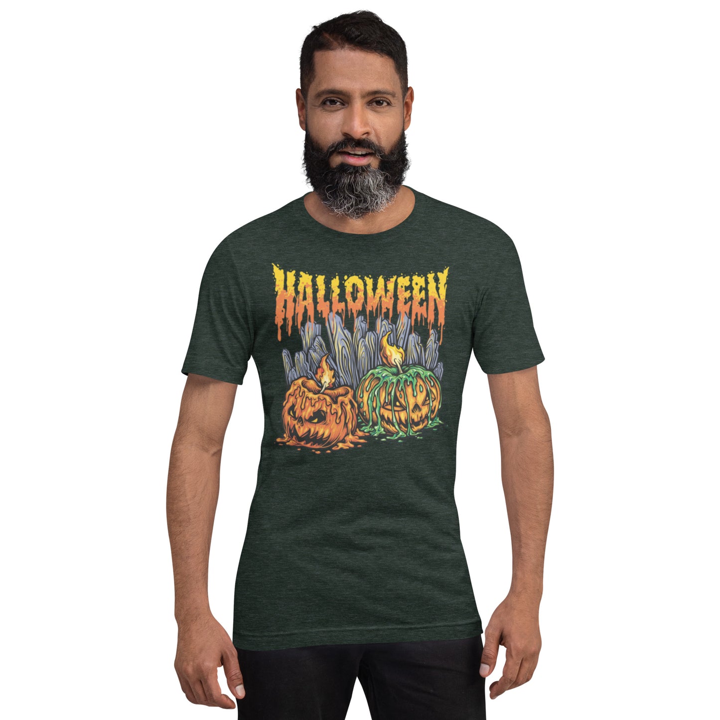Halloween Jack O Lanterns Unisex t-shirt