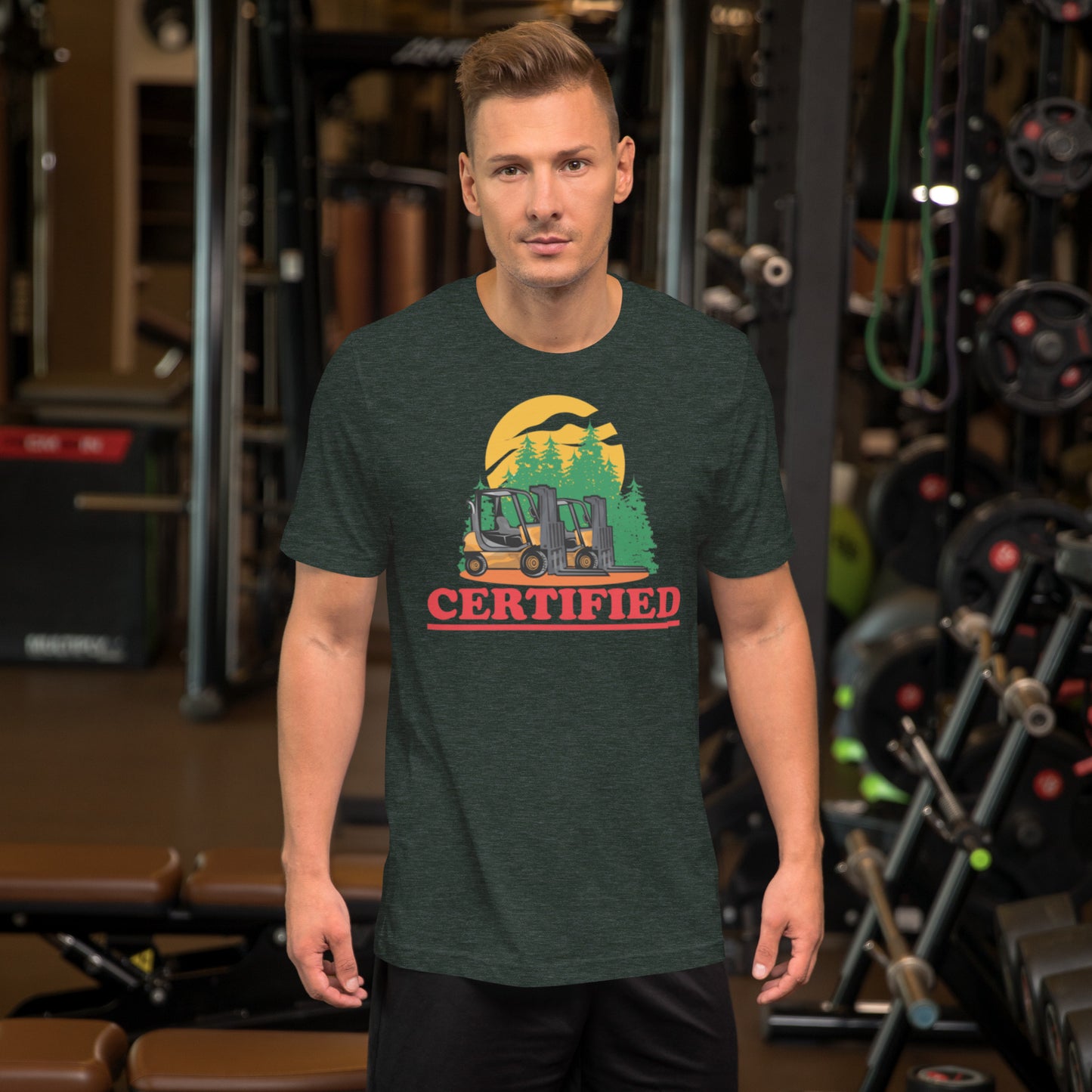 Forklift Certified Unisex t-shirt