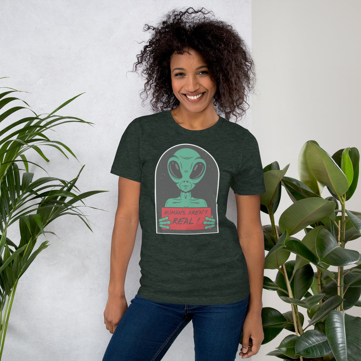 Humans Aren't Real Unisex t-shirt