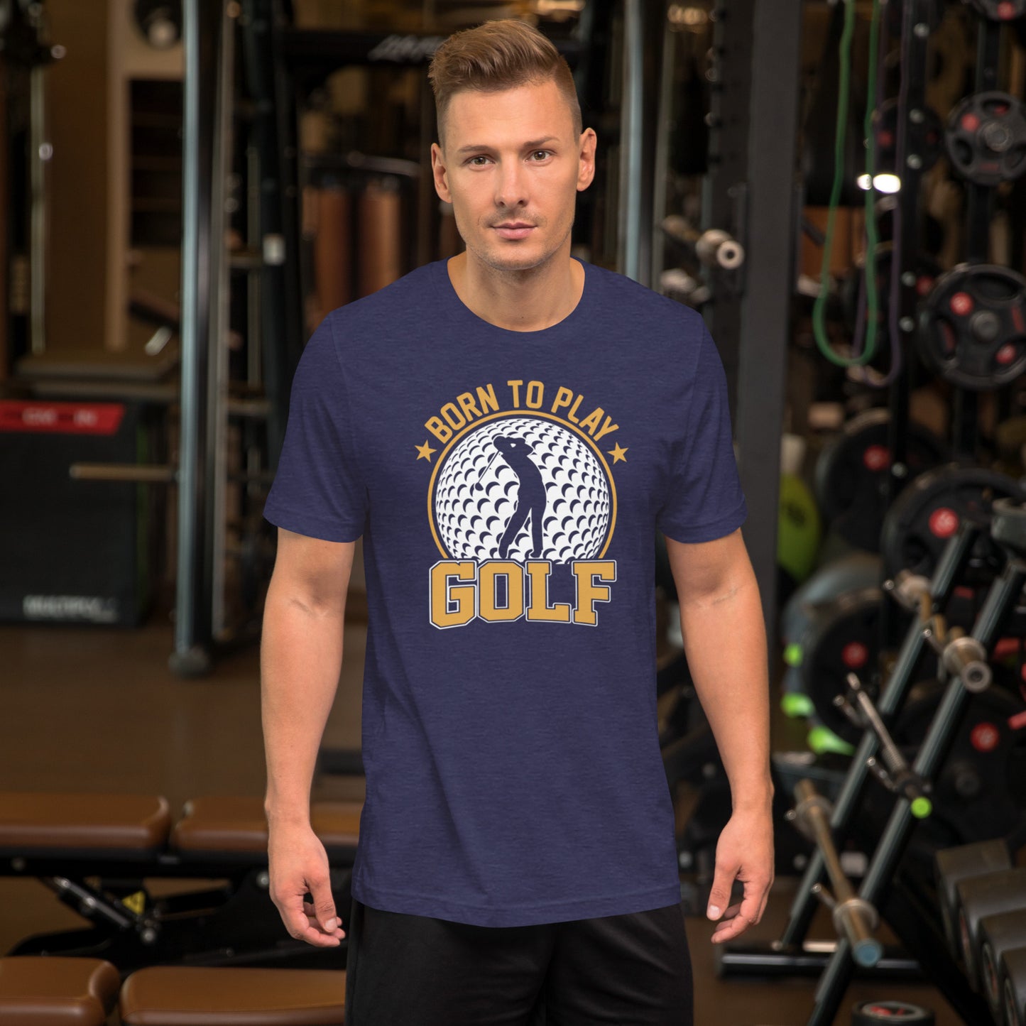 Born To Play Golf Unisex t-shirt