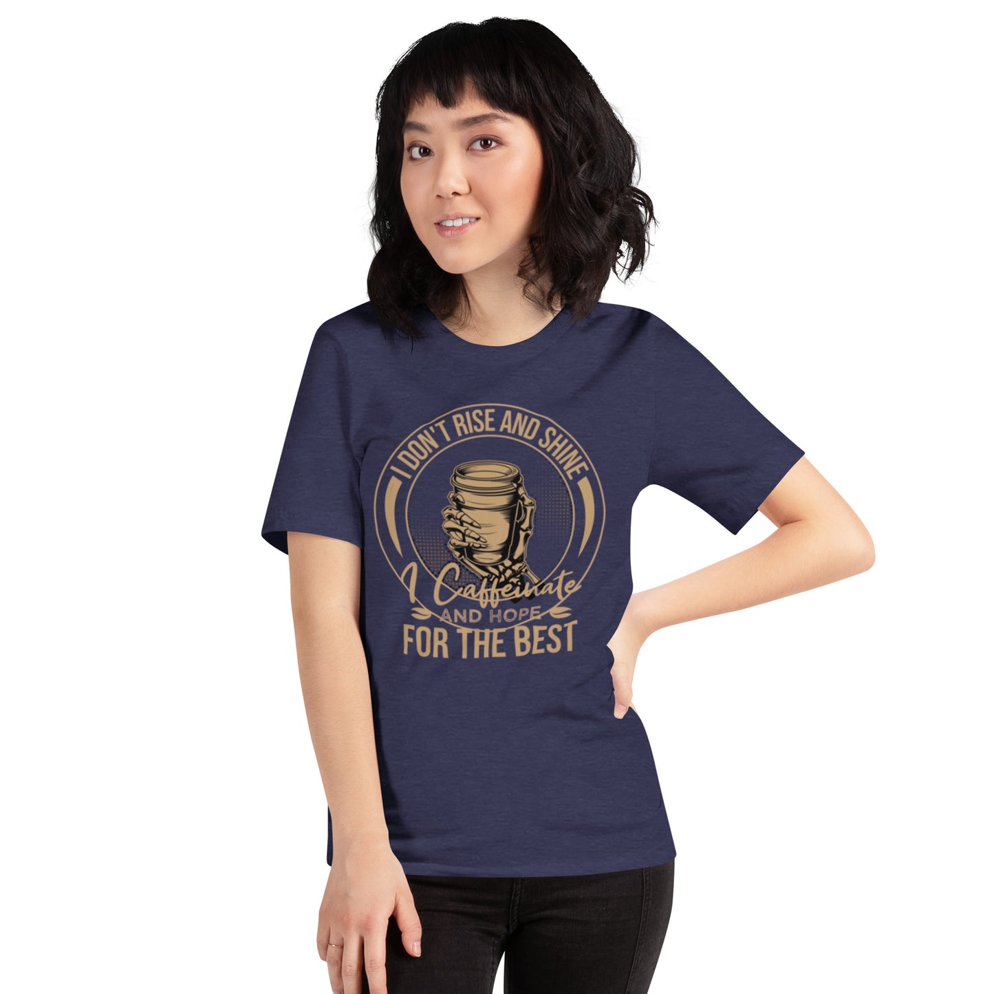 I Don't Rise And Shine Unisex t-shirt