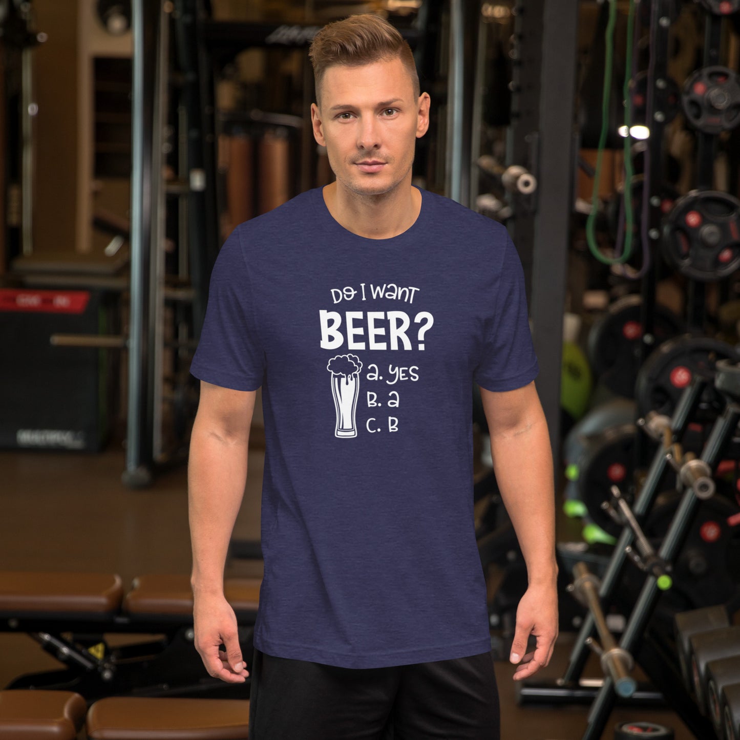 Do I Want Beer? Unisex t-shirt